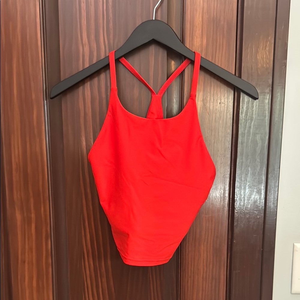 Old Navy Red Active Leggings & Strappy Tank Set - Picture 2 of 7